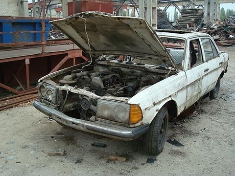 Утилизация автомобилей Mercedes 1980 года выпуска