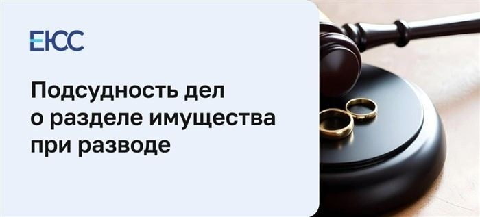 Какие суды могут рассматривать дела о разделе имущества при расторжении брака